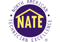 NATE Logo badge