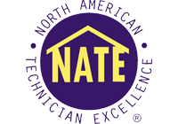 NATE Logo badge